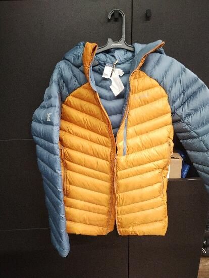 Geacă umplutură din puf Alpinism Galben - produs resigilat Decathlon