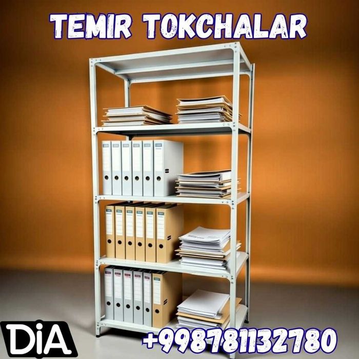 Polkaly stellaj, arxiv tokchasi Акция, метал архивный стеллаж