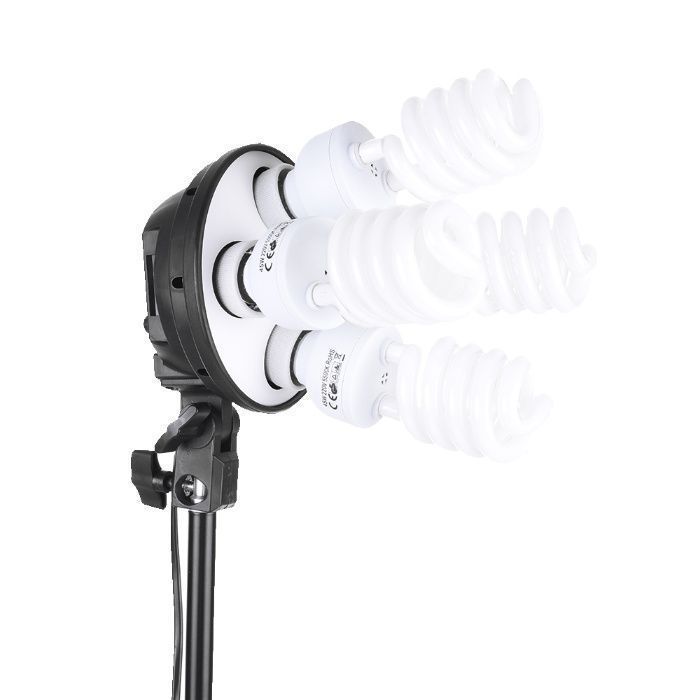 Kit foto-video studio 2x Softbox,8x bec 45W + geanta transport