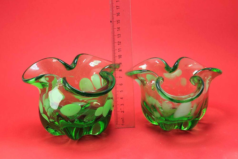 Прекрасный подарок Женской половине 2 вазочки -КОНФЕТНИЦЫ, цвета жизни