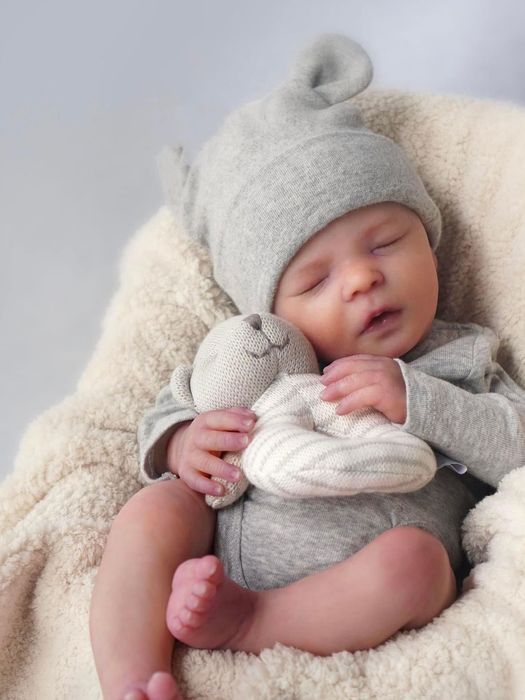 Реалистичная кукла-младенец Levi Reborn ,  - Мягкая, с ручной