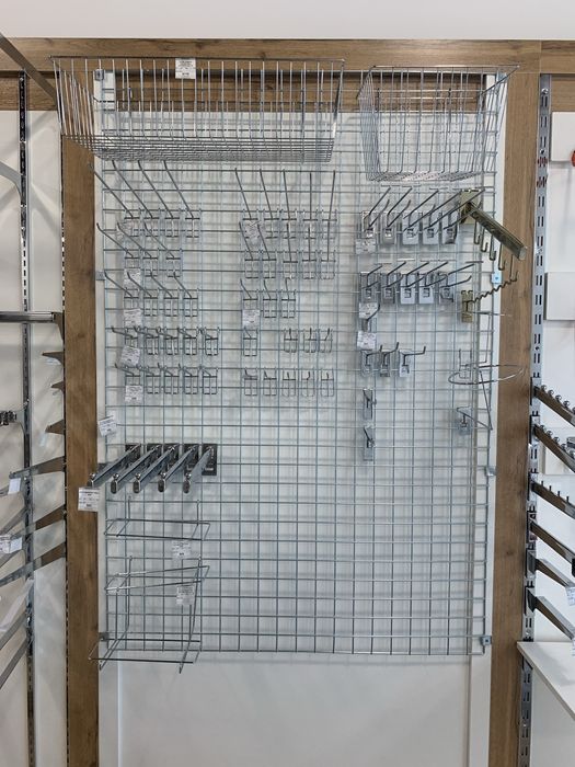 Крючки на сетку, на профиля, для велосипедов и стоительные