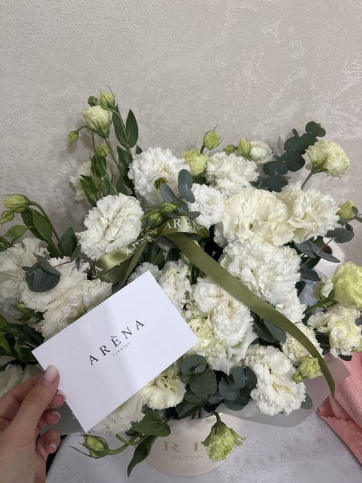 Цветы свежие только пришли