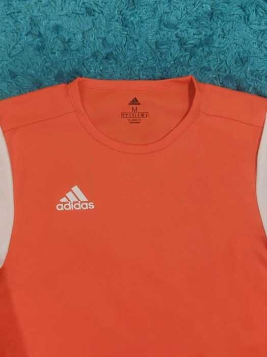 Tricou sport Adidas White Sleeves