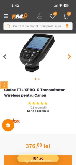Godox TTL XPRO-C Transmitator Wireless pentru Canon+Telecomanda