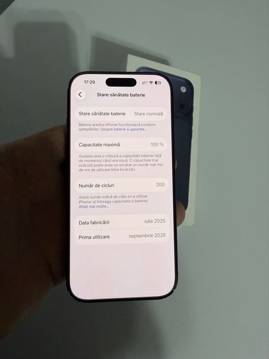 Iphone 17 pro 256g/100% baterie