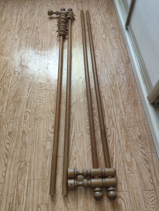 Продам деревянные гардины 4 метра