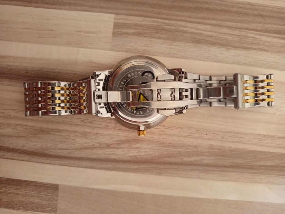 Podeagar Часовник, Нов, златист, неръждаема стомана