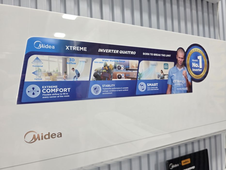 Кондиционер Midea модель NORDIC — 12,000 Btu