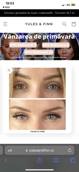 Facetape benzi elastice pentru ridicarea sprancenelor