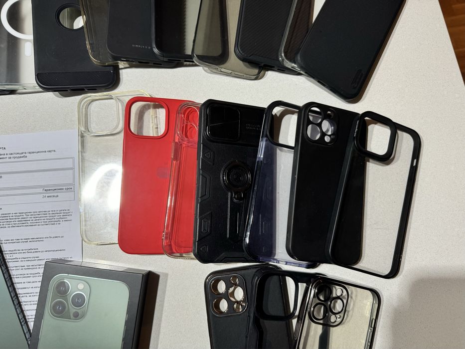 iPhone 13 Pro Max Green 256GB с остатъчна гаранция!