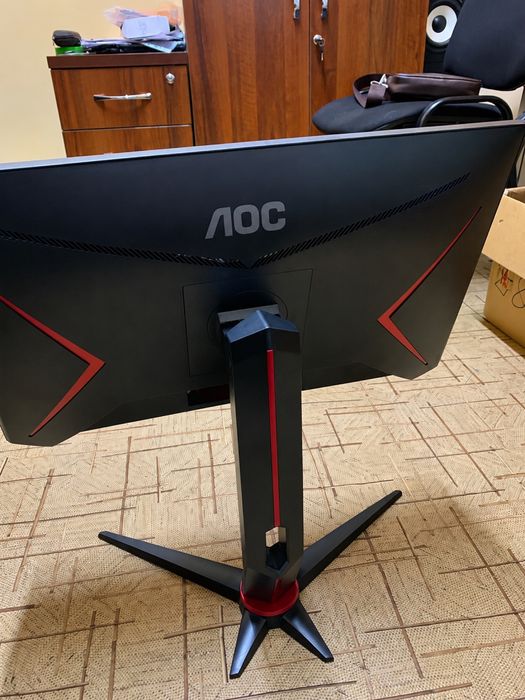 Монитор 23.8" AOC 24G2SP/BK, Black-Red