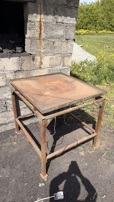 Вибростол для брусчатки, тротуарная плитка.