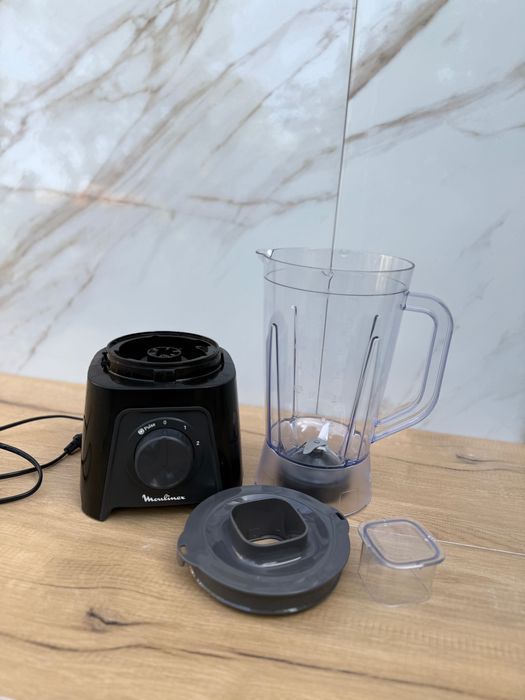 Блендер Moulinex Blendeo+, 450W,1.5L,2 скорости импулси zelkrom ножове