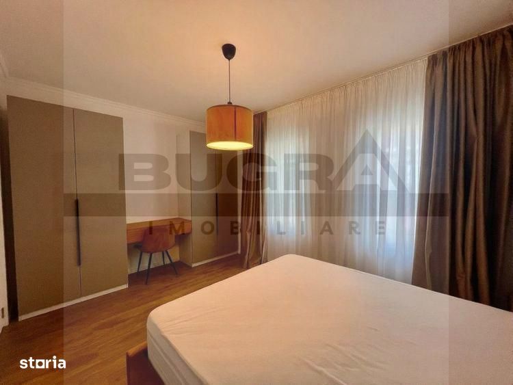 Duplex premium de 120mp , ansamblu de case privat, gradina, zona Terra