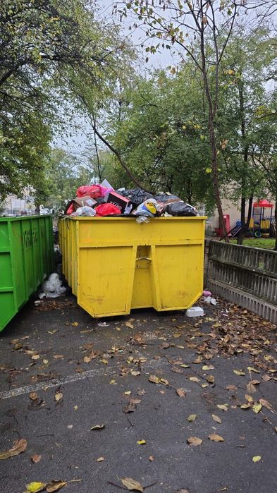 Transport deseuri cuva container,moluz moloz gunoi igienizare  teren