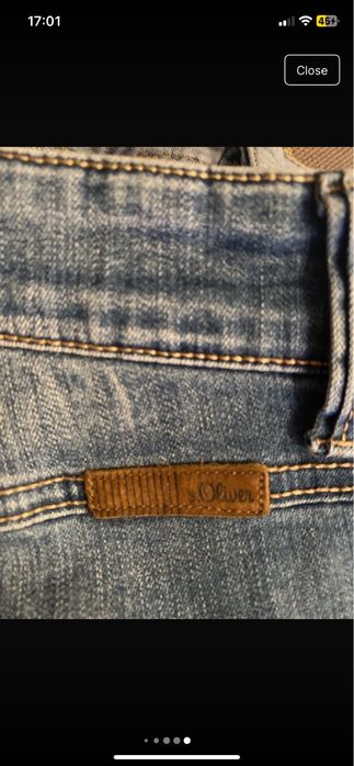 s.Oliver slim jeans L - blugi L