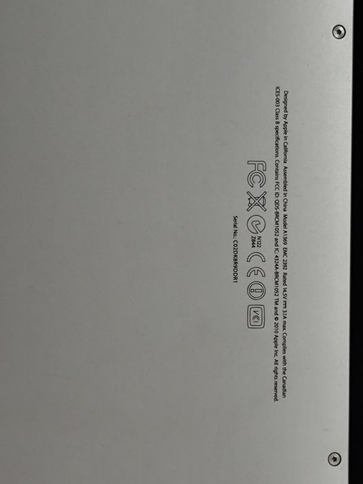 Macbook Air 2010 de vânzare