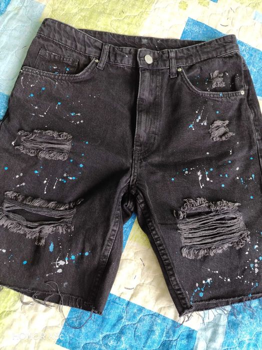 Мъжки черни шорти Karl Lagerfeld размер М Фитнес