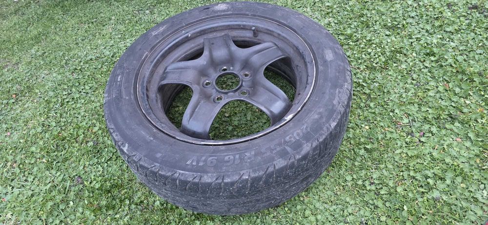 Vand  4 roti cu jante aliaj205/55/16,cauciucuri 4buc205/55/16 si4 roti otel 205/55/16,pt.Opel astra,4 jante ww ,otel pe 15