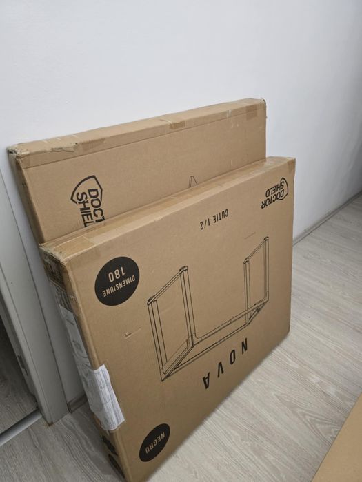 Birou Electric Dr.Shield Nova – 180 CM Alb