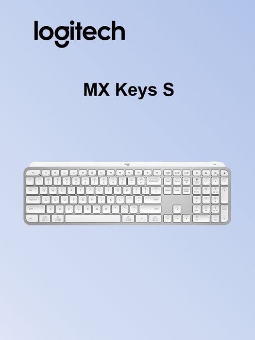 Клавиатура Logitech mx keys s black/white