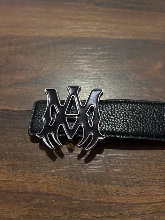 curea amiri neagra cu alb