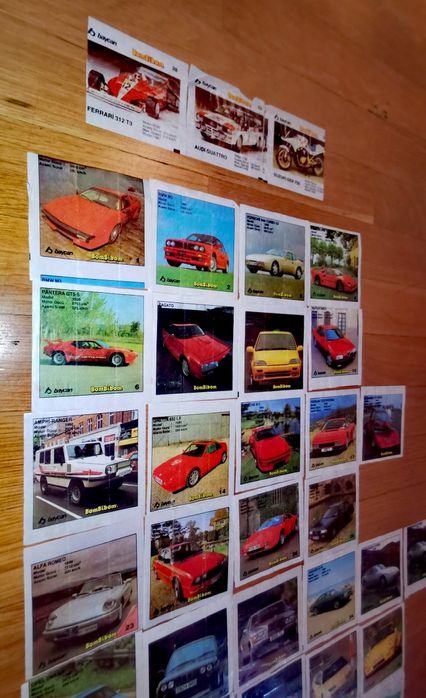 Колекция от картички с коли "BomBibom"