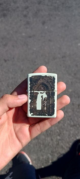 Brichetă zippo originală fosforescentă