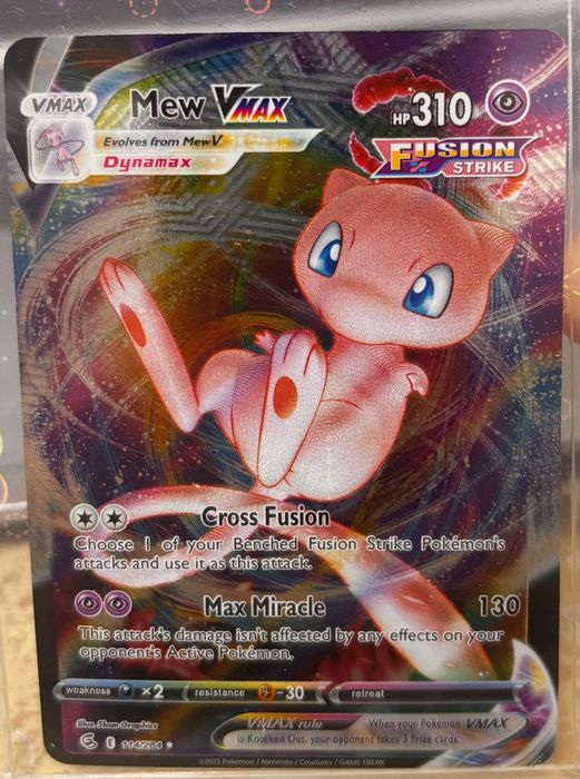 Pokémon card mew Vmax