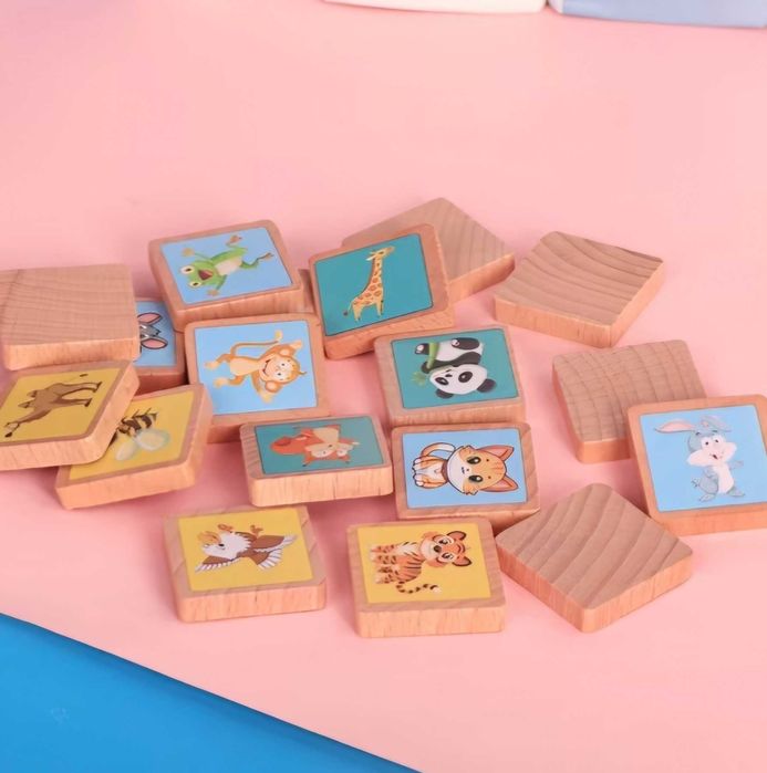 Montessori дървена образователна игра
