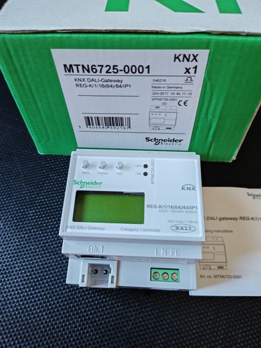 KNX DALI Gateway Schneider MTN6725-preț sub magazin-0001 – NOU, sigilat