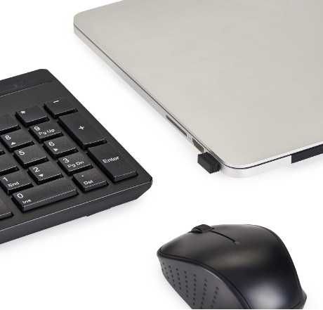 Безжична клавиатура и мишка Amazon Basics ‎MD023, пълен размер