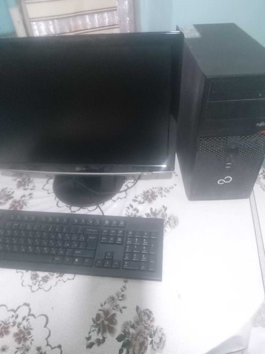 ПК с монитором, SSD, 8GB, RX 550 (4 Гб)