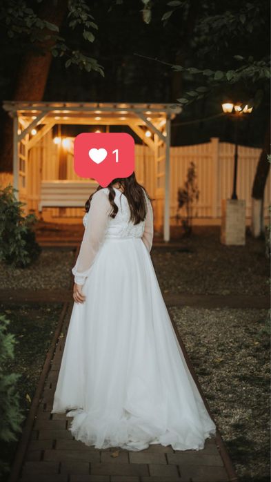 Rochie de mireasa tip A line