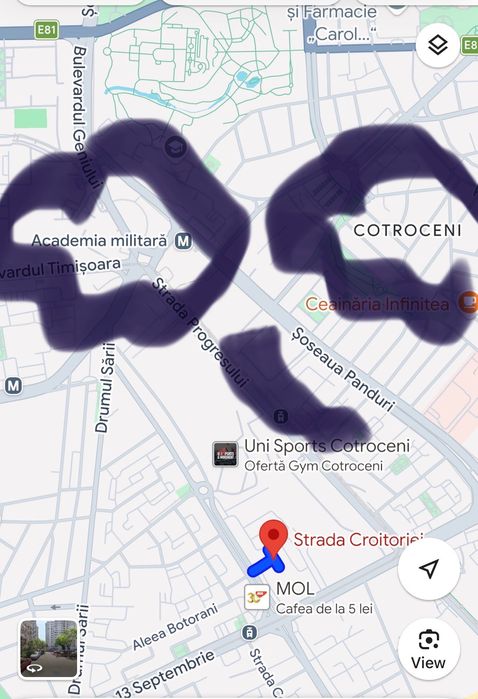 Mobilată total Garsonieră 37 mp Prosper 13 septembrie proprietar