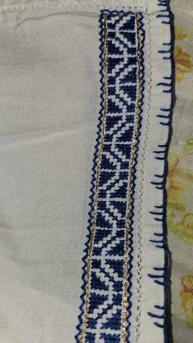 Costum popular barbatesc vechi cu fir aurit
