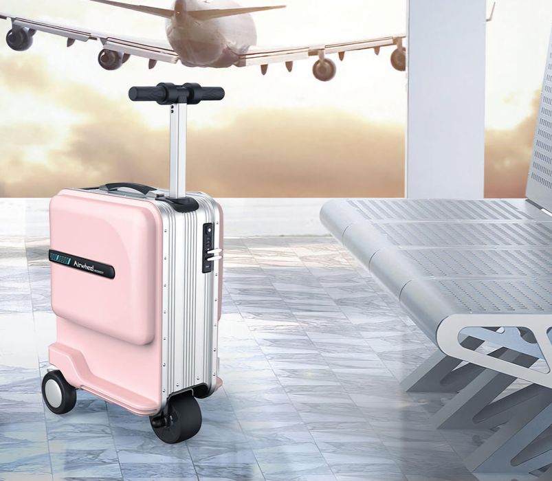 Чемодан скутер робот умный