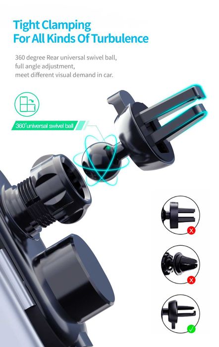 Автомобильный держатель для телефона c зарядкой