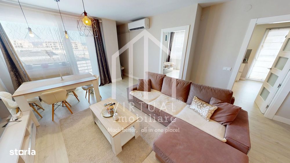 Apartament de vanzare in Sibiu, 77 mp, mobilat si utilat, cartier Alma