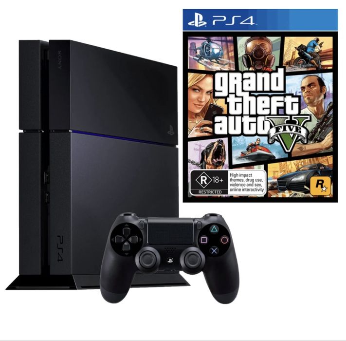 Play Station 4 - PS4 + Controller + GTA V FIFA 26 UFC