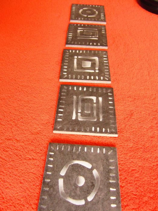 placi ceramice colectie lucrate manual figuri abstracte in relief