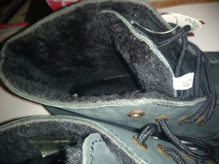 НОВИ спортни боти NEW LANDER естествена кожа топла подплата н.44.5 -45