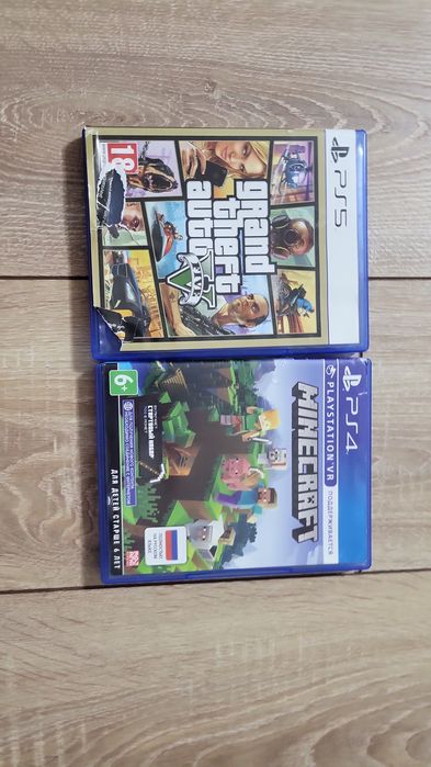 Диски  Fc25,Gta5, minecraft