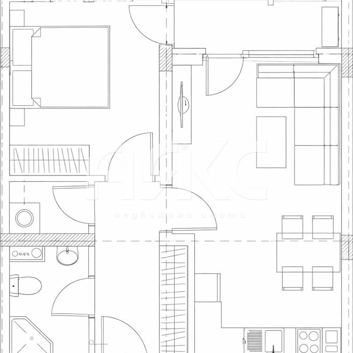 Двустаен апартамент в кв. Люлин 10 до МЕТРОСТАНЦИЯ