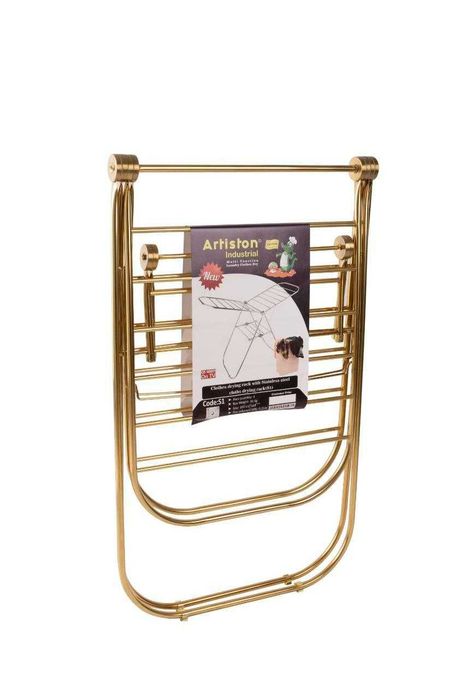 Сушилка для белья напольная складная Золотая белая чёрная sushilka