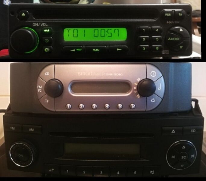 Радио CD за кола VW Ауди Шкода Сеат Пежо C4, С1 Айго Мерцедес Шавролет