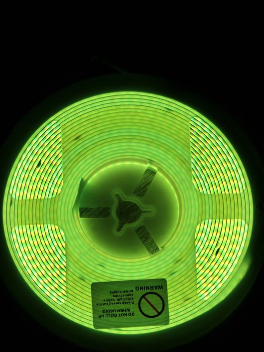 Bandă LED RGB COB 6m – WiFi Smart, Tuya/Alexa/Google, DC 24V