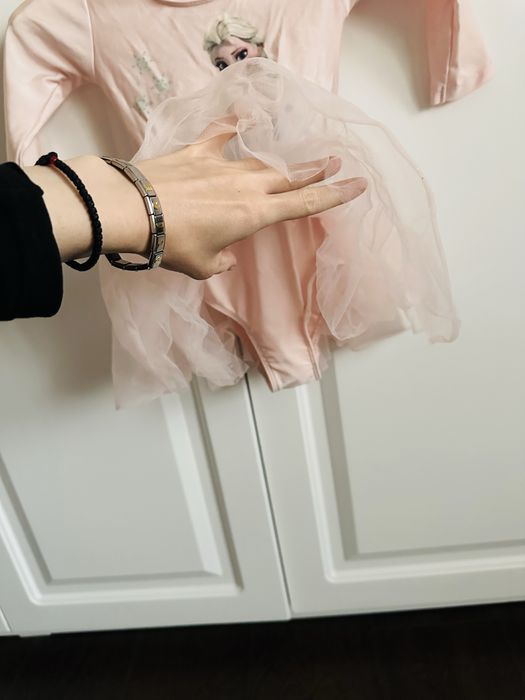 Rochie balerina printesa Elsa ,cu tiul , masura 98- 104, H&M , 3/4 ani