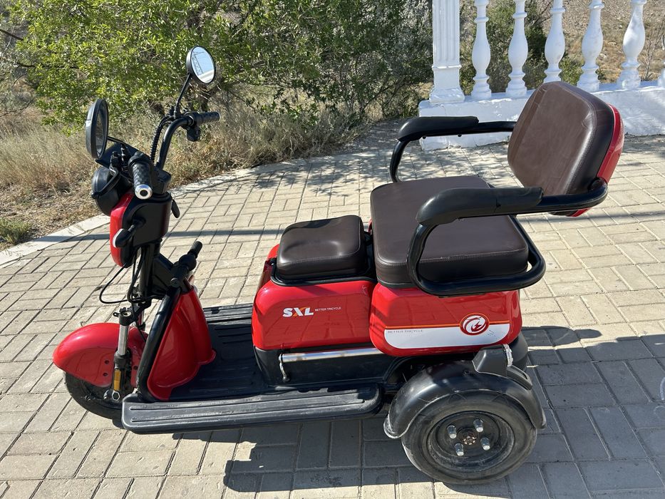 Электро мопед 3-х колесный